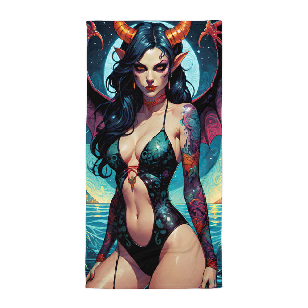 Sexy Swimsuit Succubus 4 Towel