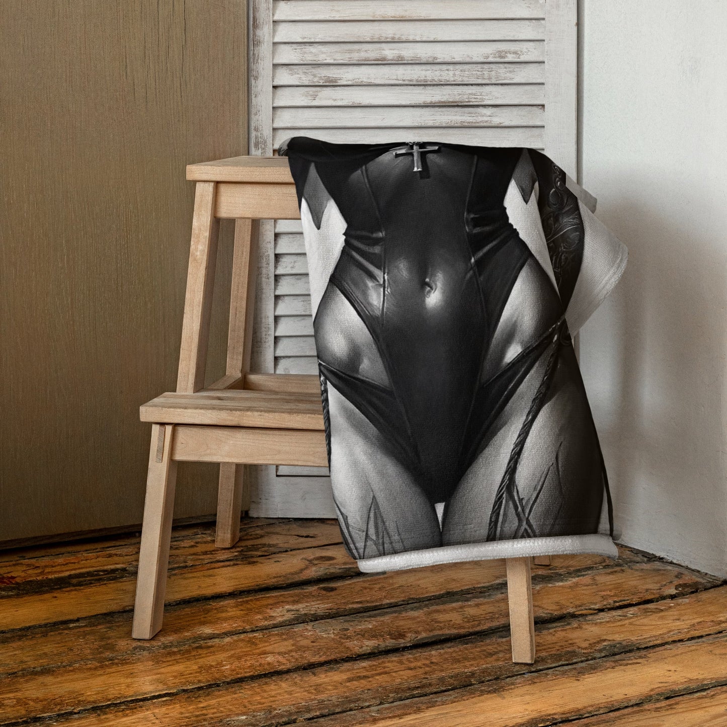 Gothic Sexy Evil Nun 3 Towel