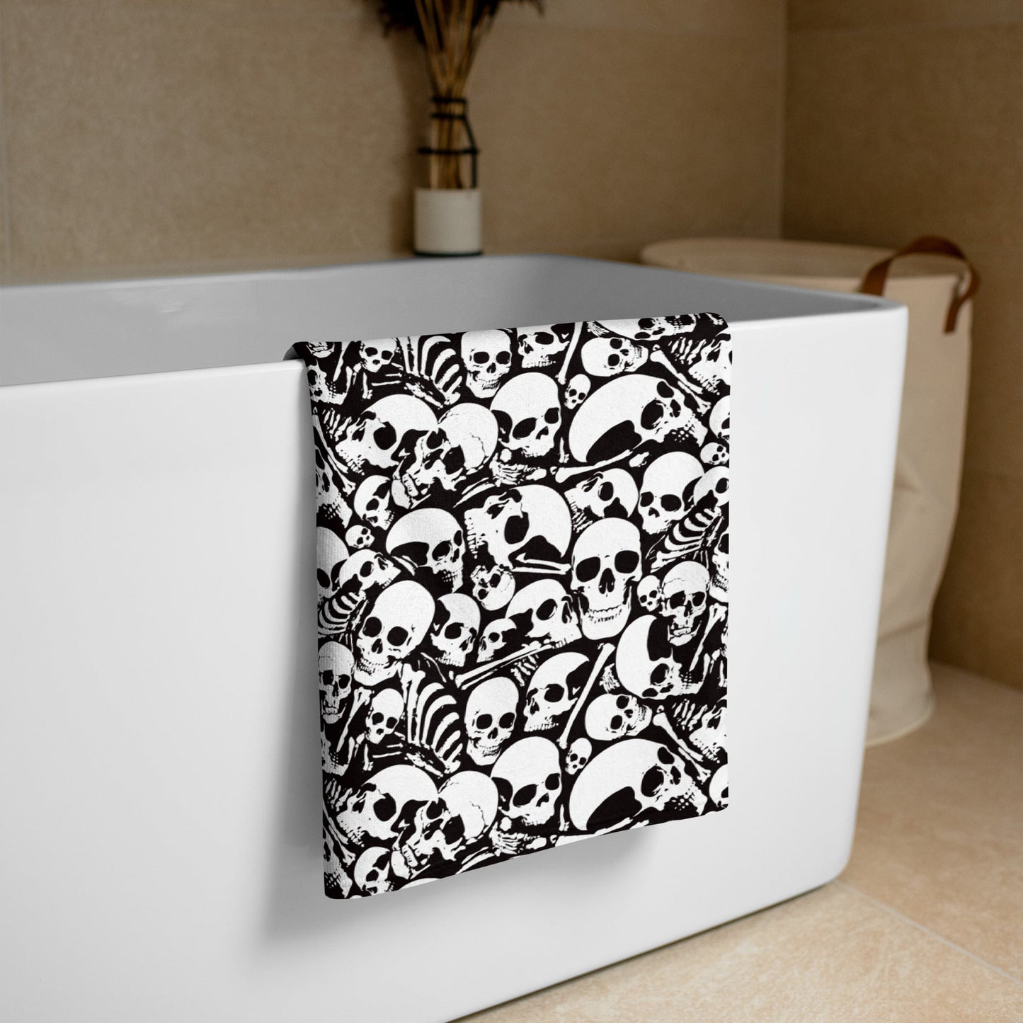 Skull and Bones Ossuary Towel