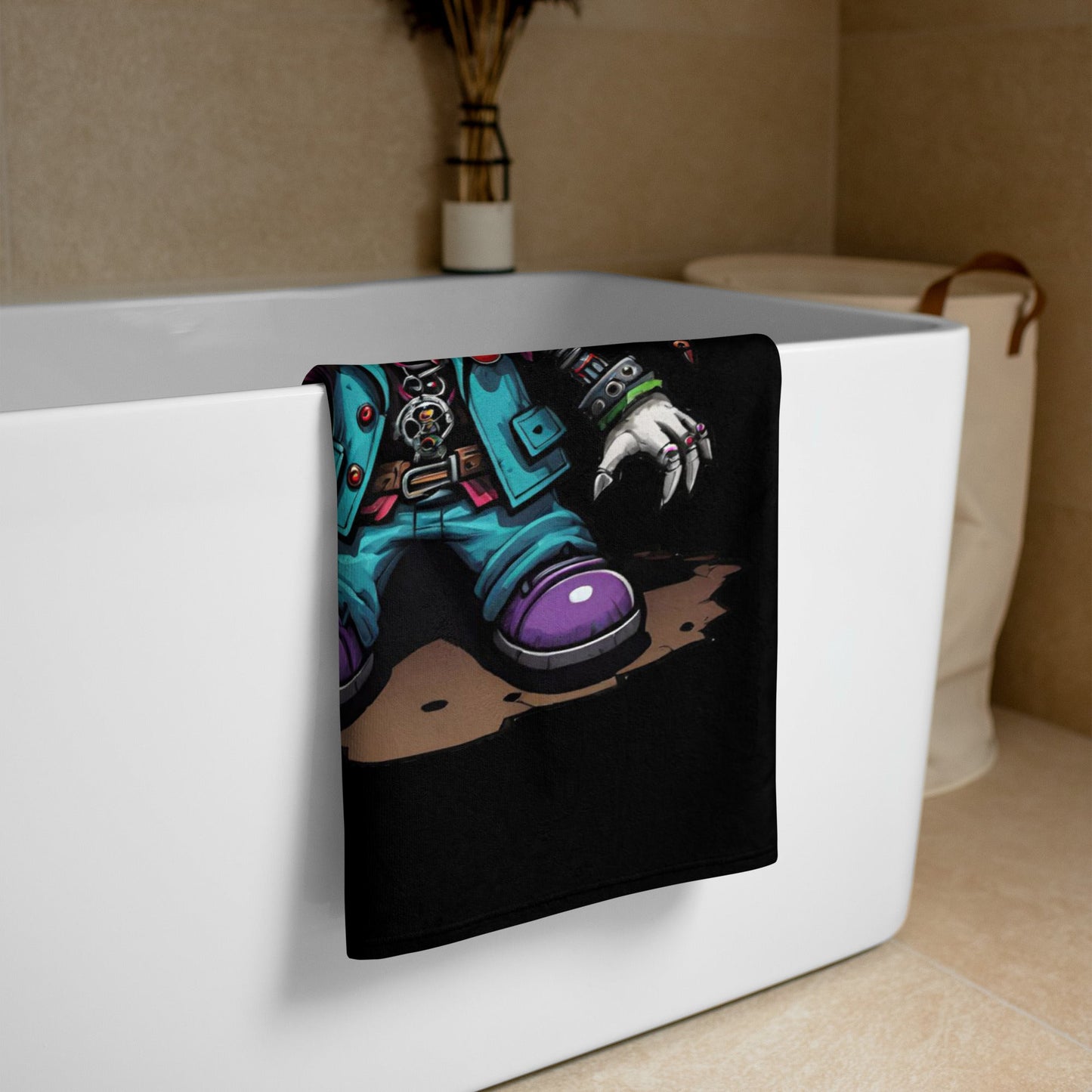 Grave Digs Voodoo Doll Punk Towel