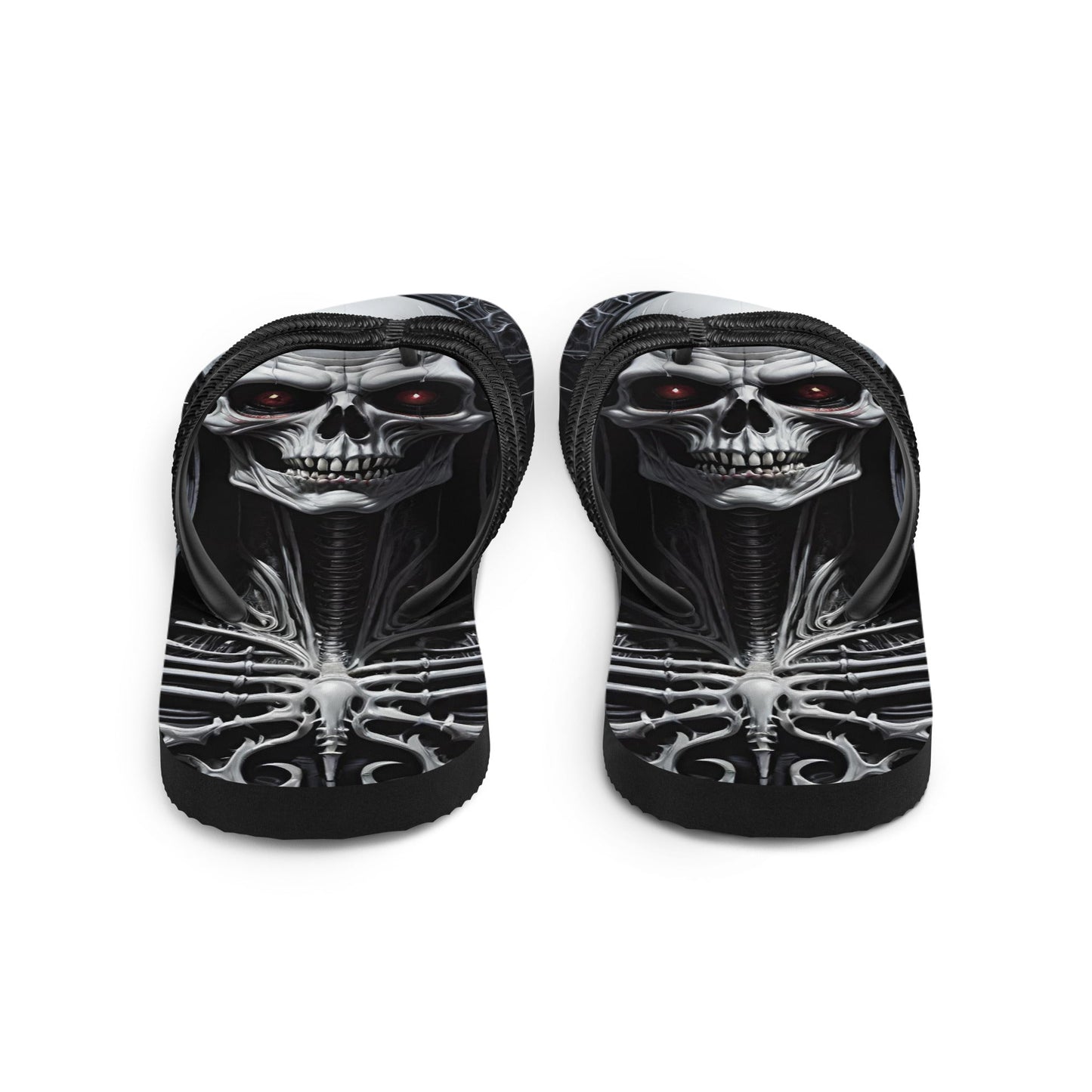 Metal Vampire Corpse 4 Gothic Flip Flops