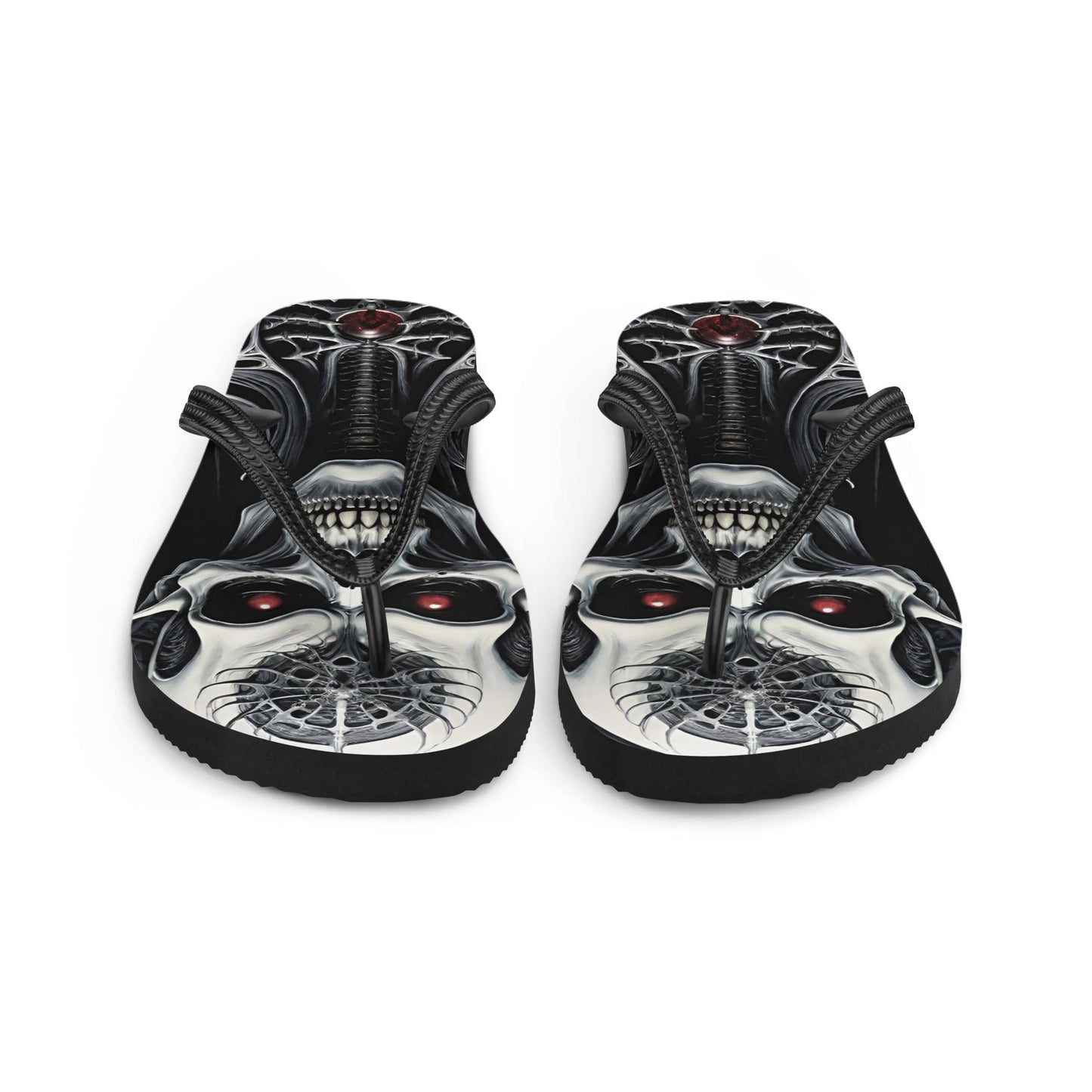 Metal Vampire Corpse 6 Gothic Flip Flops