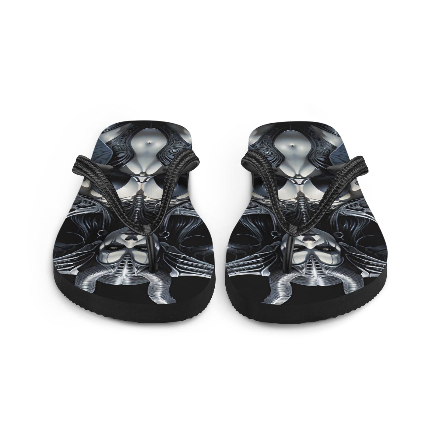 Sexy Dark Succubus Gothic Flip Flops