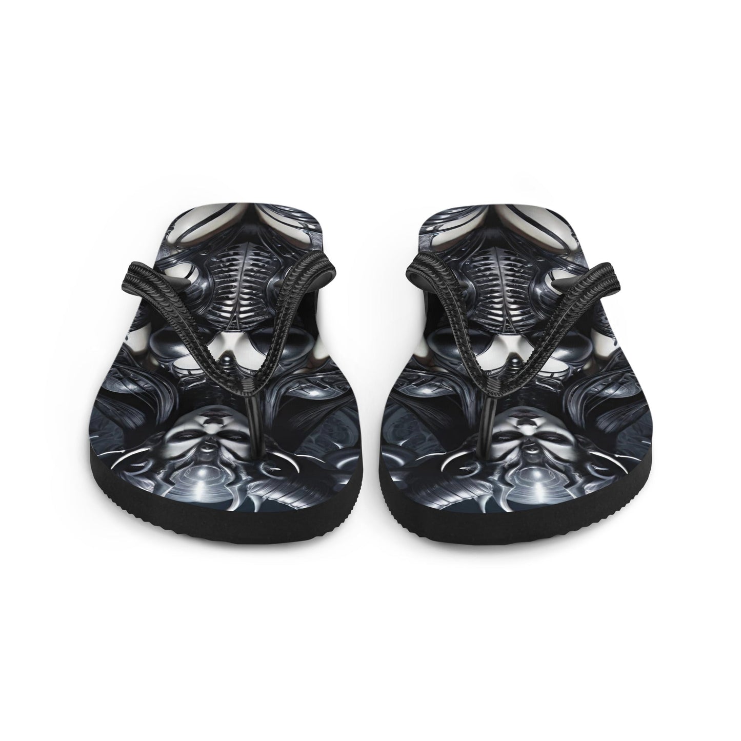 Sexy Dark Succubus 2 Gothic Flip Flops