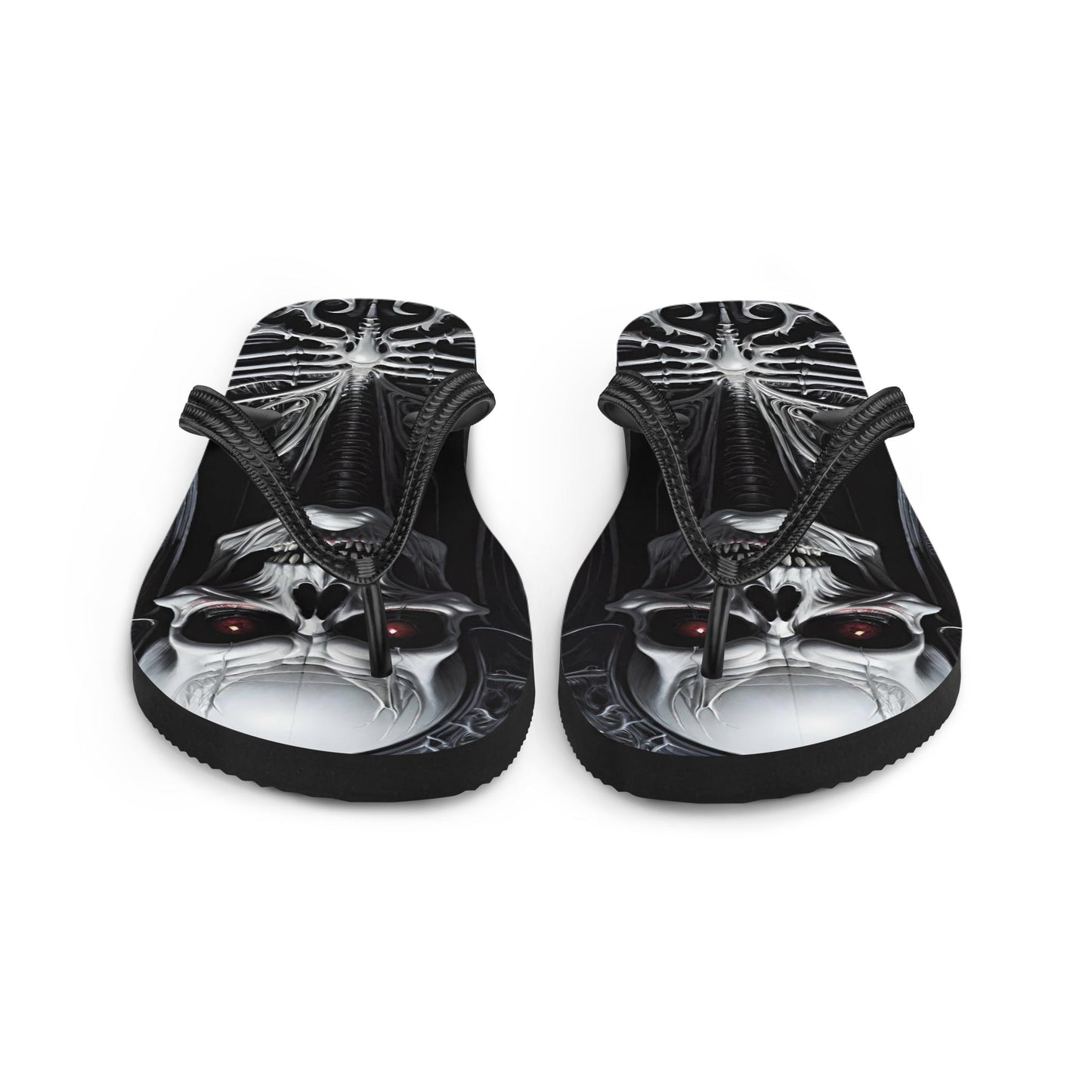 Metal Vampire Corpse 4 Gothic Flip Flops