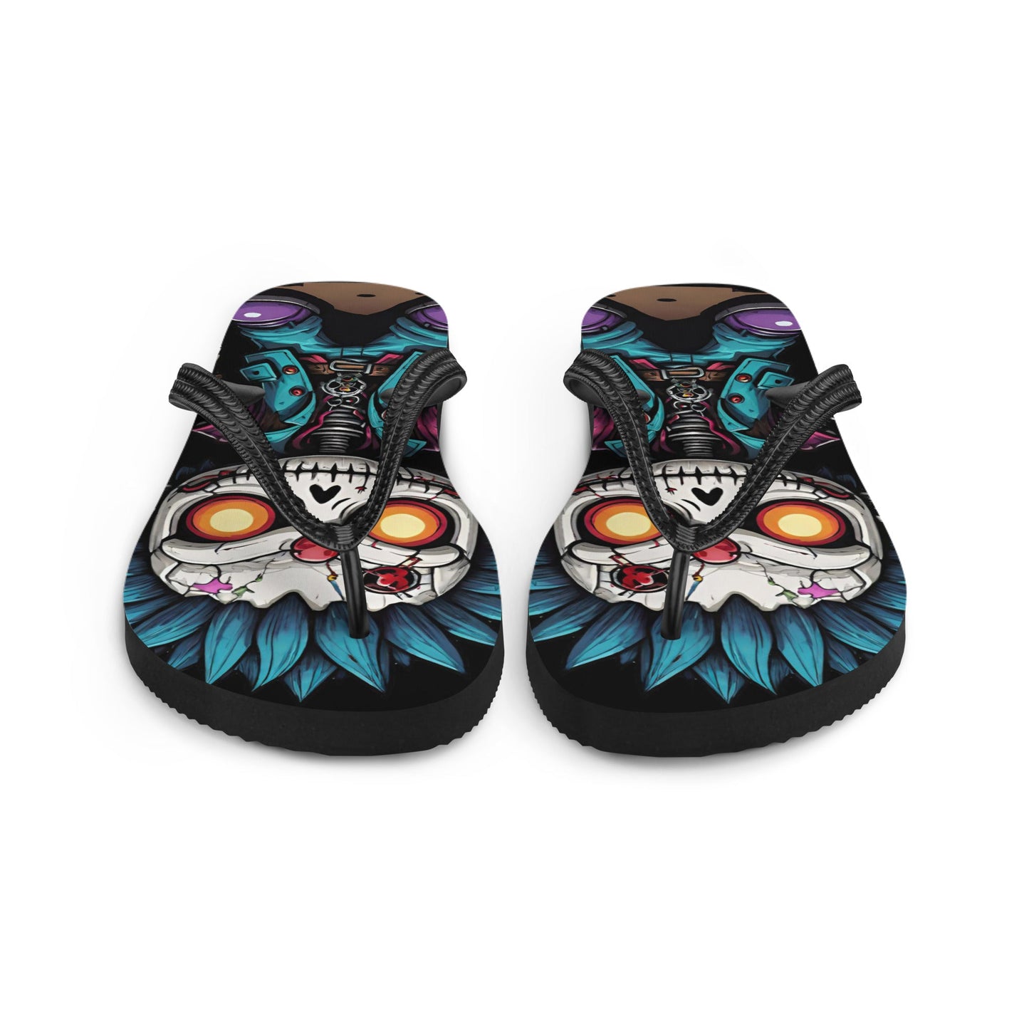 Voodoo Doll Punk Flip Flops