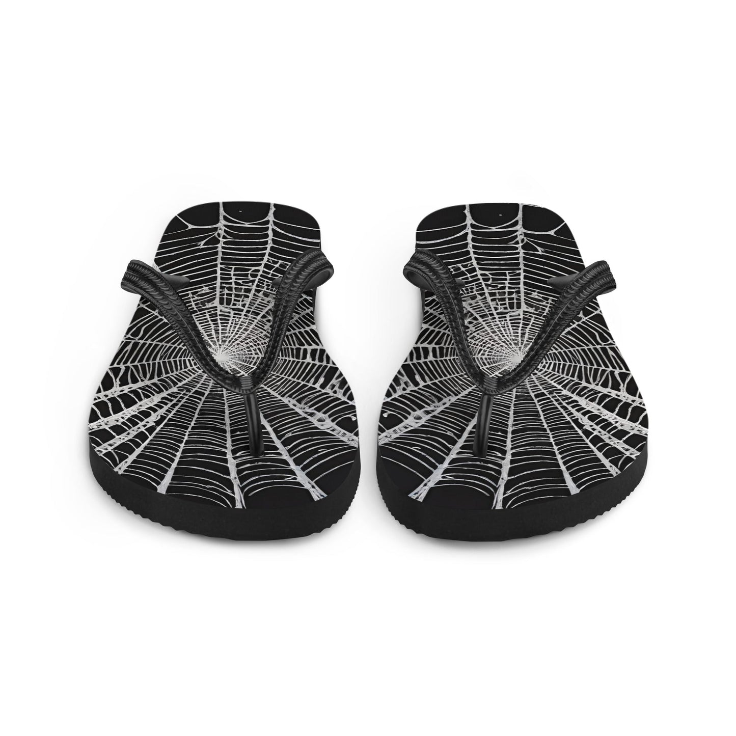 Spider Web Flip Flops