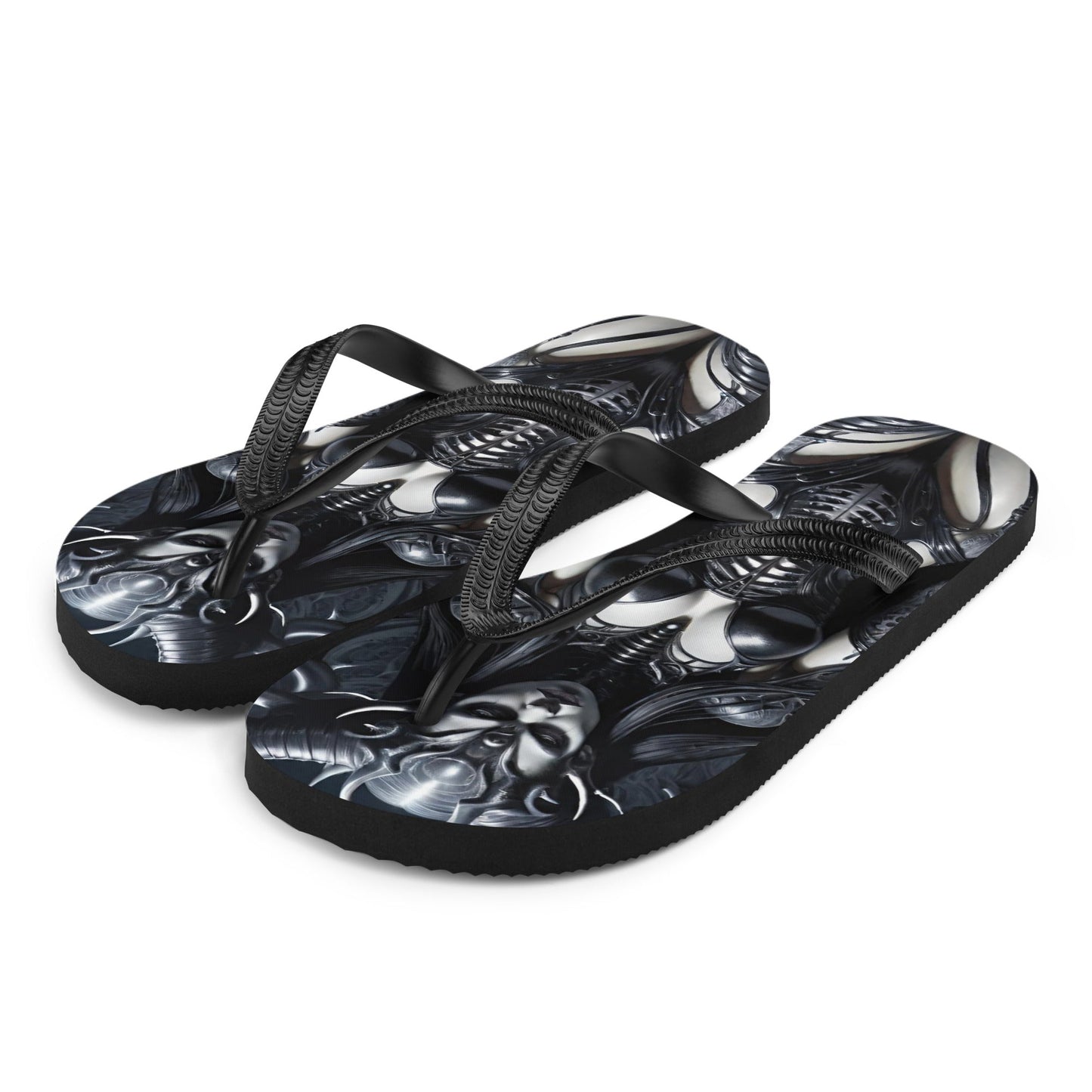 Sexy Dark Succubus 2 Gothic Flip Flops