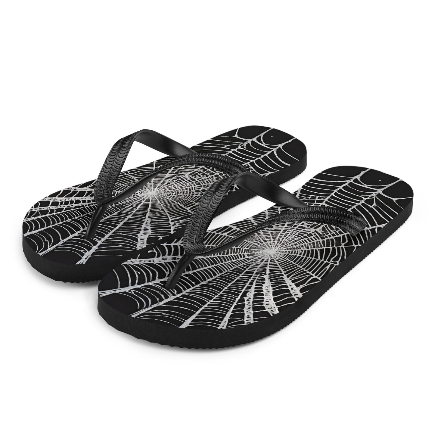Spider Web Flip Flops