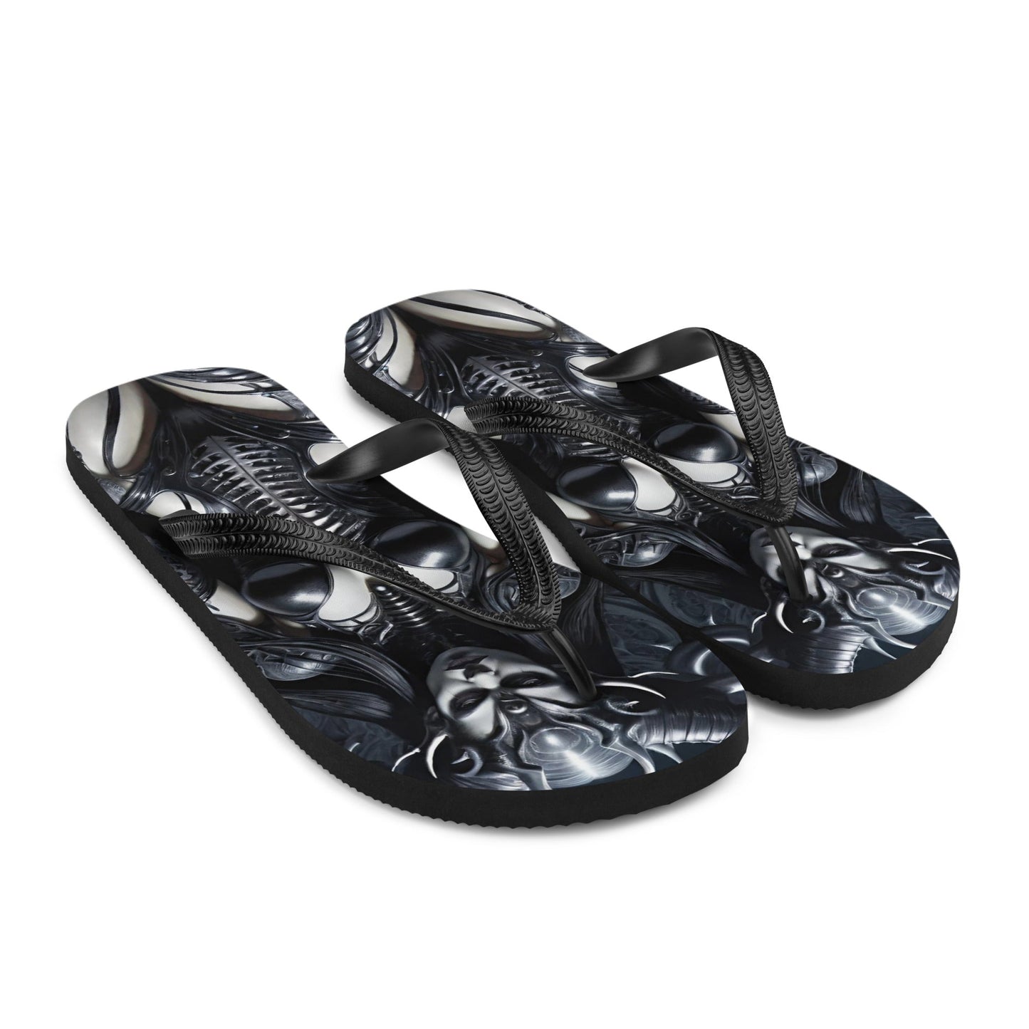 Sexy Dark Succubus 2 Gothic Flip Flops