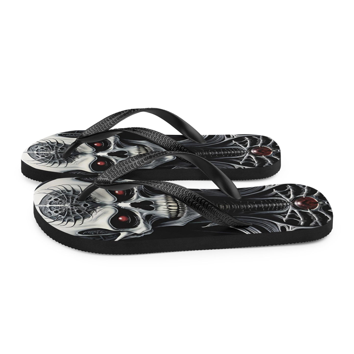 Metal Vampire Corpse 6 Gothic Flip Flops