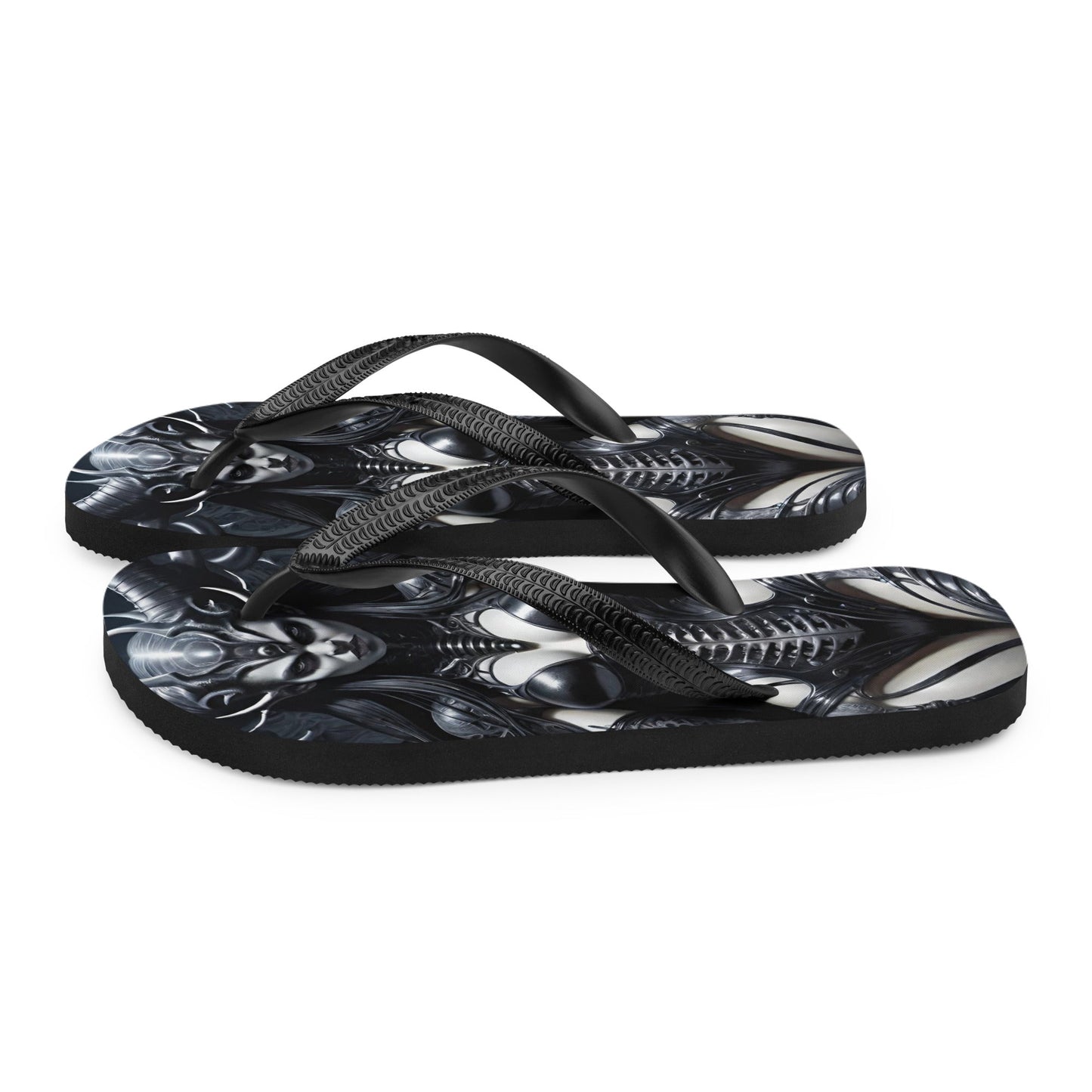 Sexy Dark Succubus 2 Gothic Flip Flops