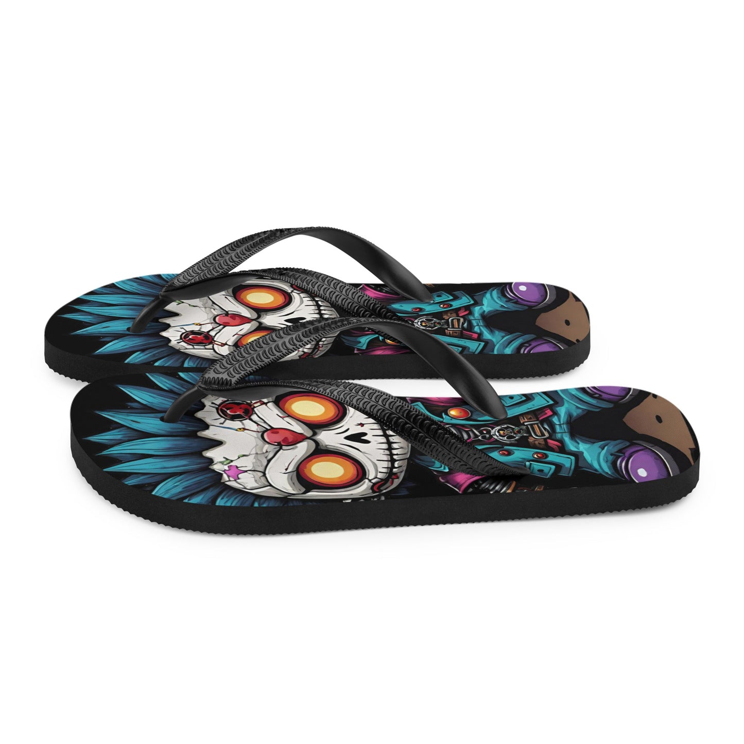 Voodoo Doll Punk Flip Flops