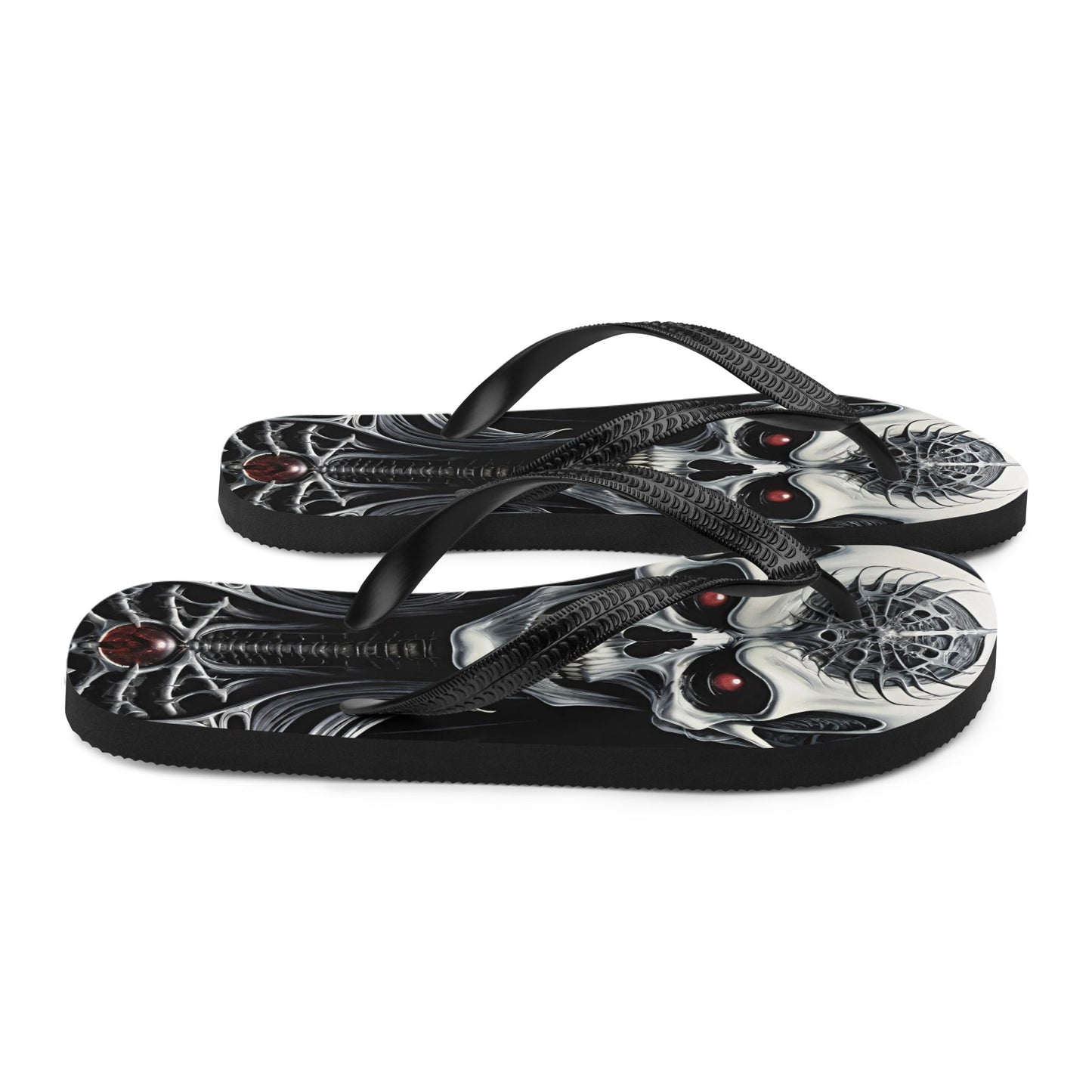 Metal Vampire Corpse 6 Gothic Flip Flops