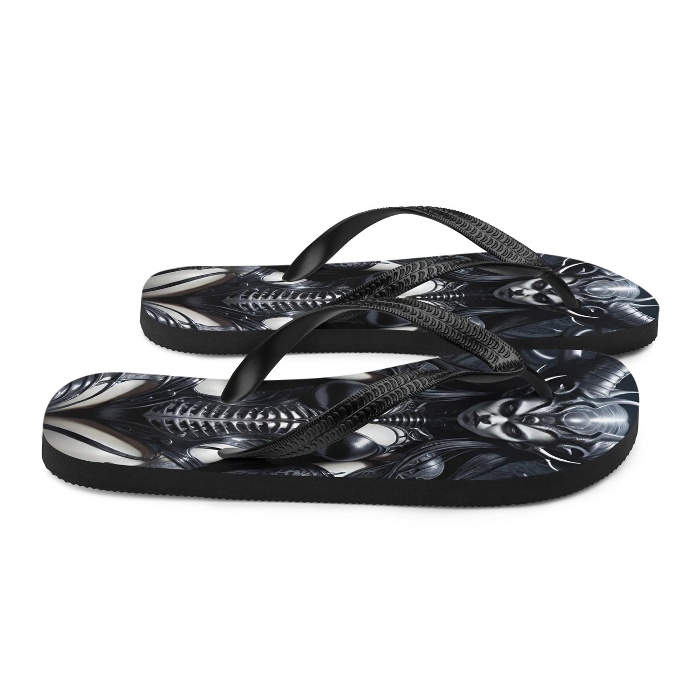 Sexy Dark Succubus 2 Gothic Flip Flops