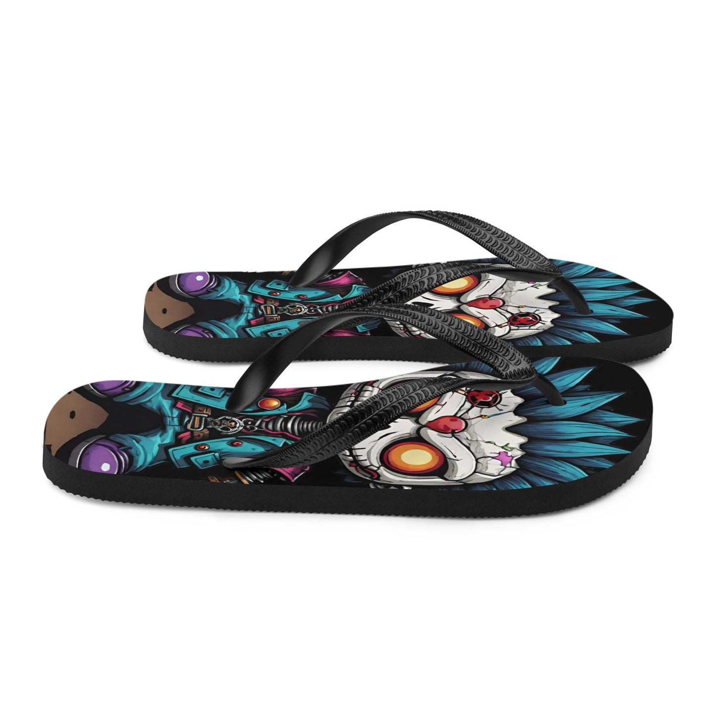 Voodoo Doll Punk Flip Flops