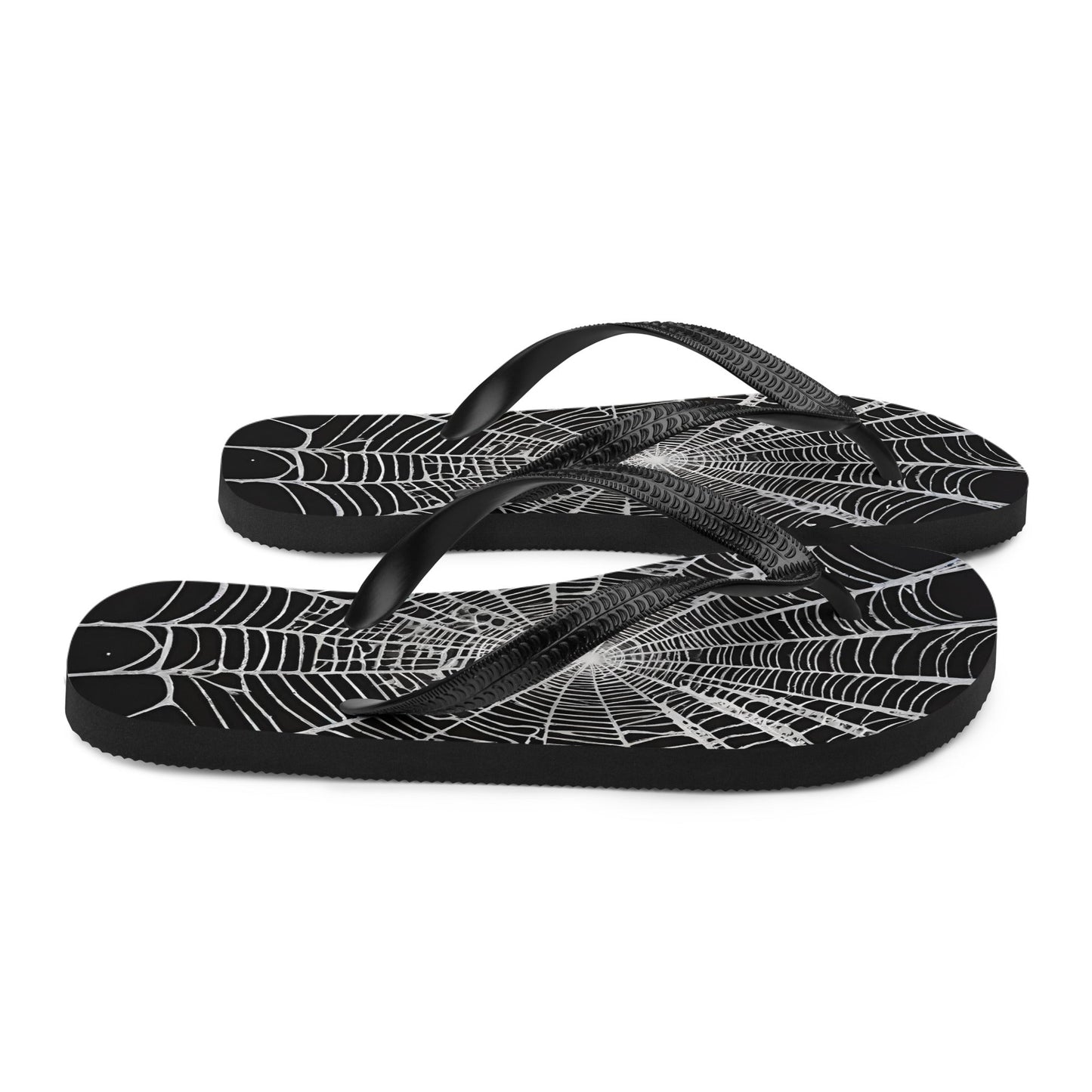 Spider Web Flip Flops