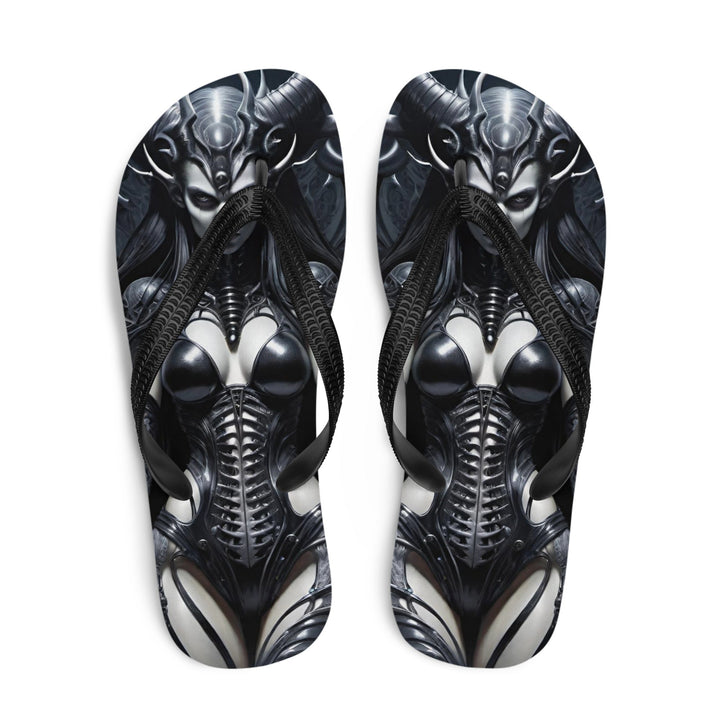 Sexy Dark Succubus 2 Gothic Flip Flops