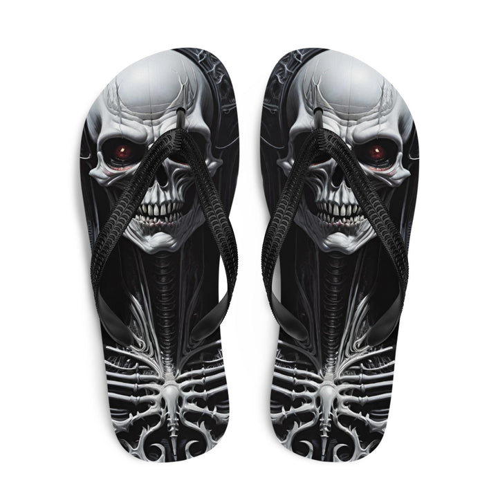Metal Vampire Corpse 4 Gothic Flip Flops
