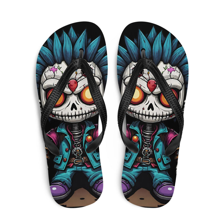 Voodoo Doll Punk Flip Flops