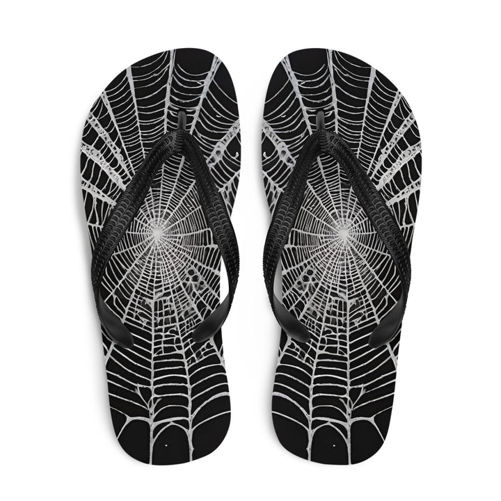 Spider Web Flip Flops