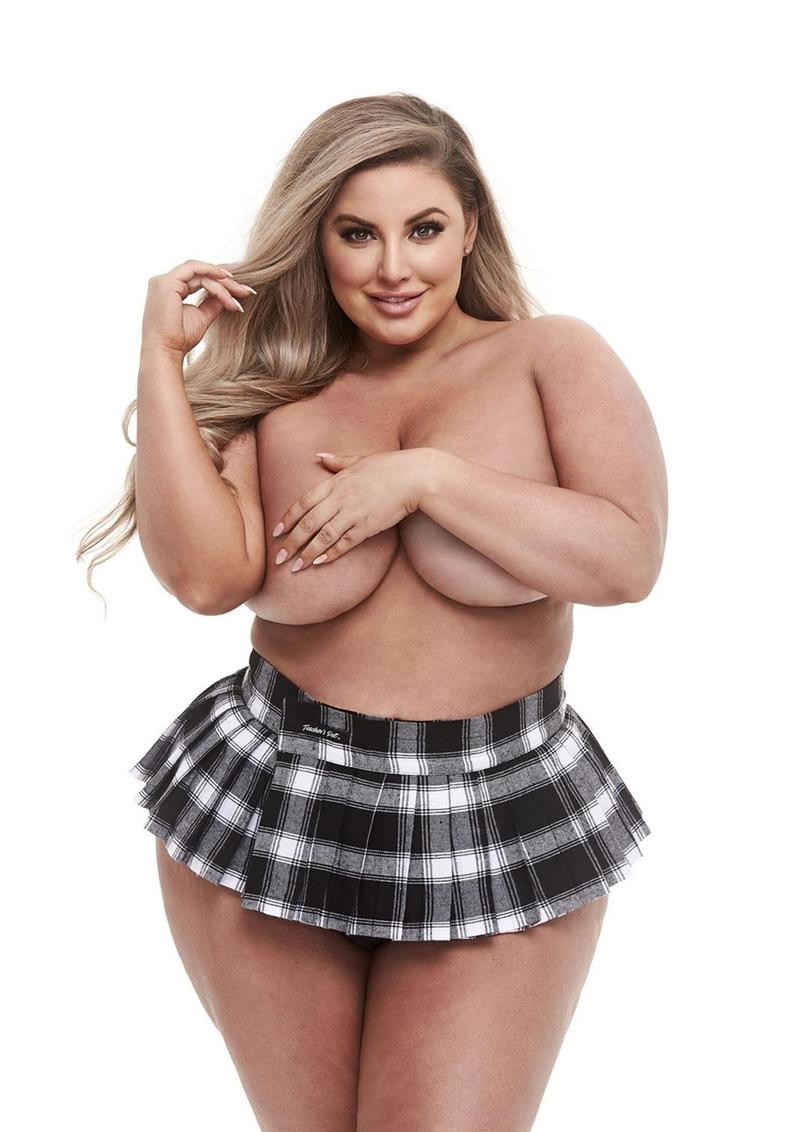 Teacher’s Pet Plaid Versatile Fun Schoolgirl Mini Skirt