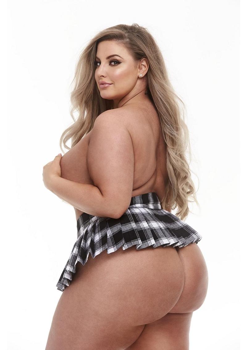 Teacher’s Pet Plaid Versatile Fun Schoolgirl Mini Skirt