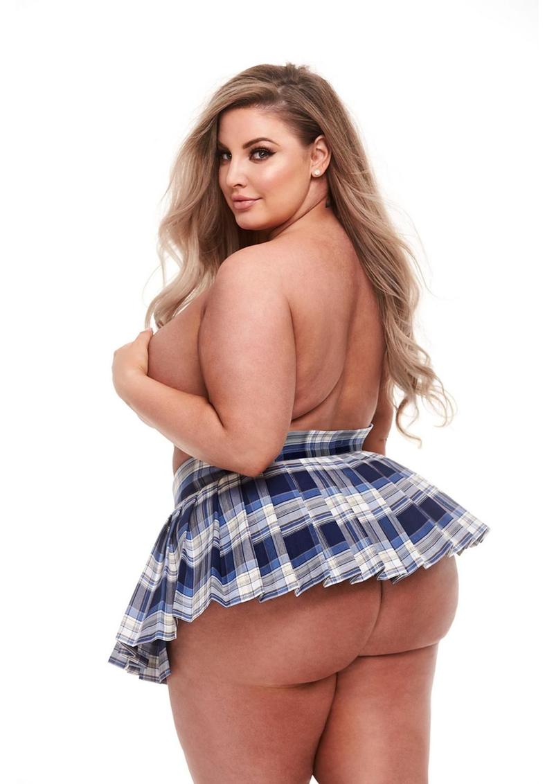 Teacher’s Pet Plaid Versatile Fun Schoolgirl Mini Skirt