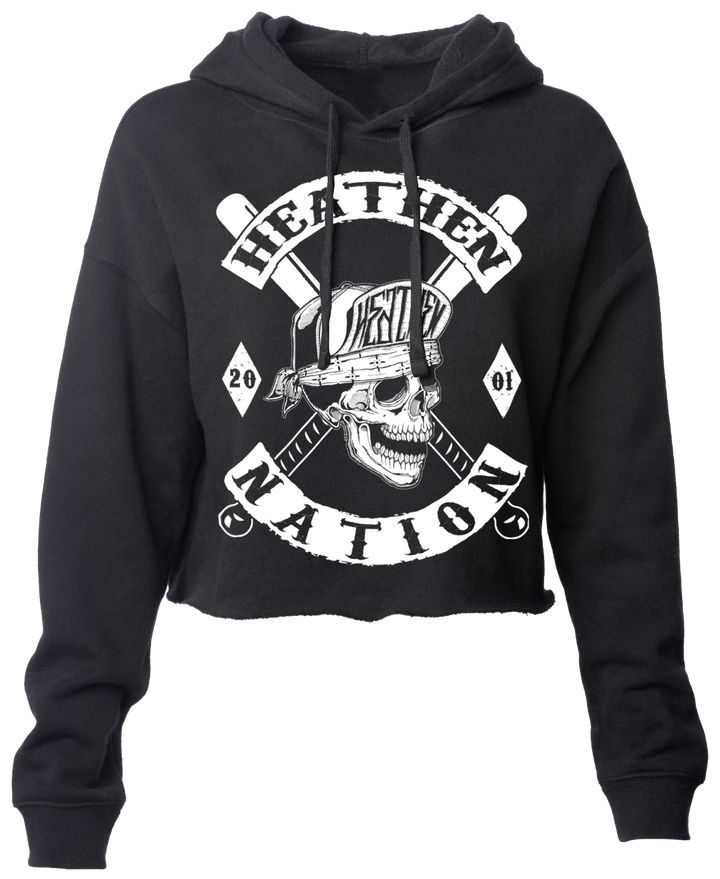 Women's Heathen Nation Crop Hoodie