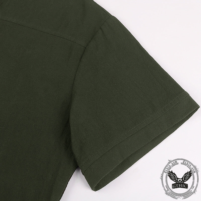 Vintage Medieval Strapped Warrior Belt Shirt